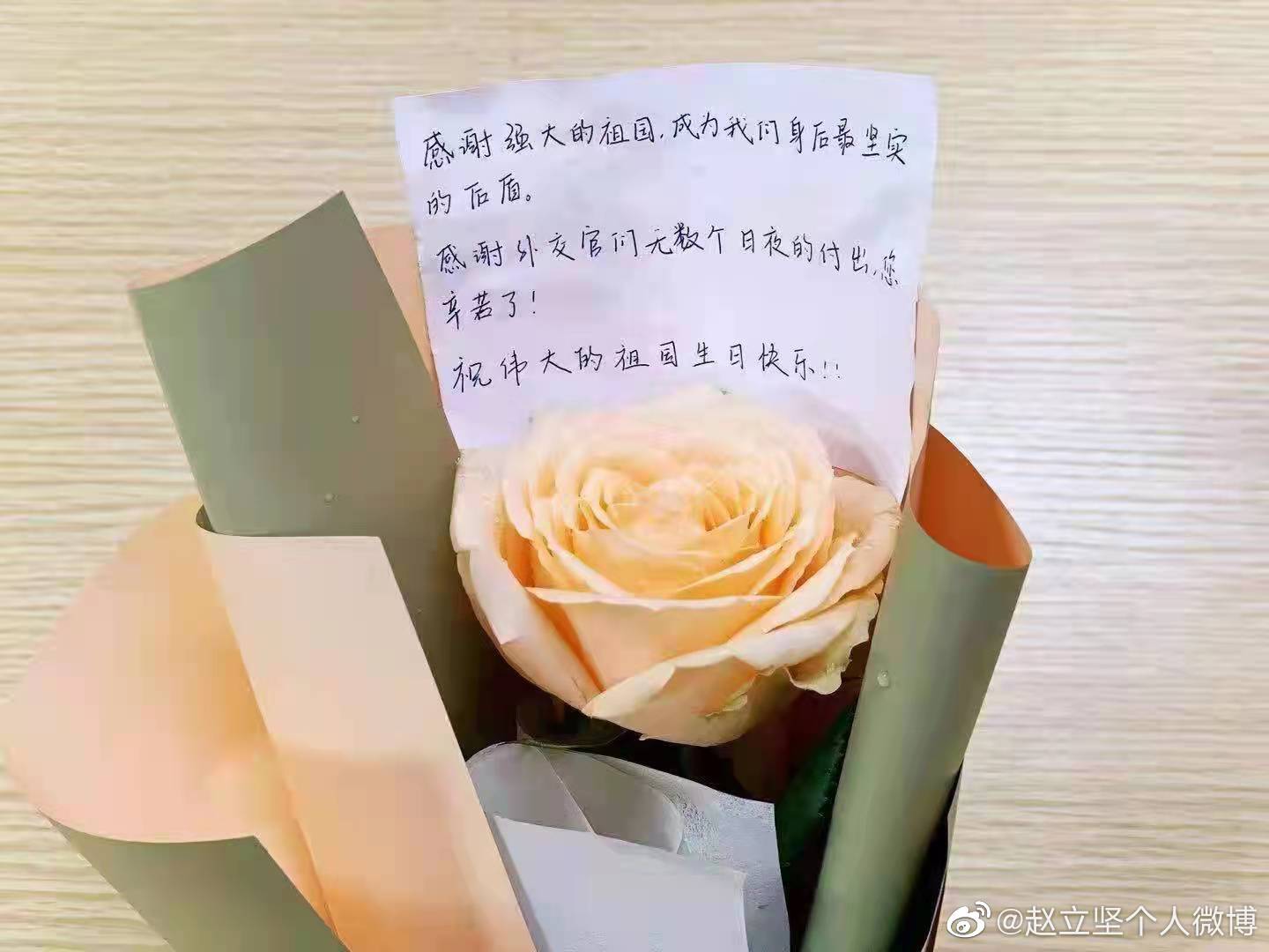 大学生献花外交部